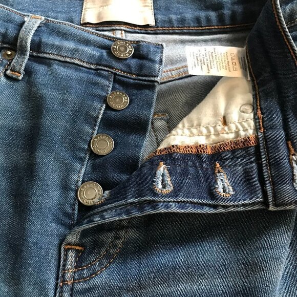 Everlane Stretch High Rise Cigarette Jean - Picture 4 of 5